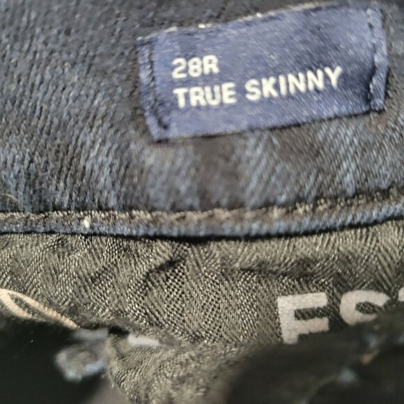 Gap True Skinny Jeans Womens Size 28 Mid Rise Dark Wash Denim Pants - Picture 5 of 6